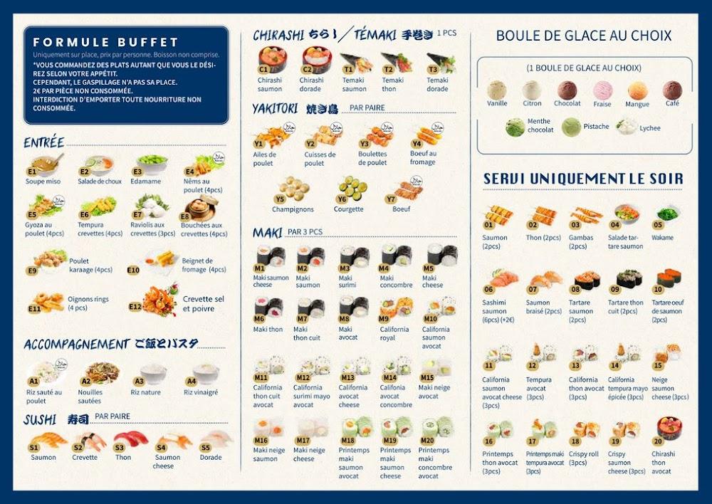 Sushi et Moi (formule à volonté) - Menu Image 3